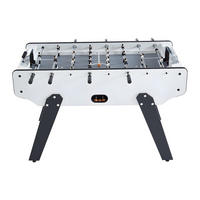 TISCHFUSSBALL - 153 cm x 77.6 cm - Holz, Platte - Weiß SUAREZ - Weiß, Holz (153/77.6cm) - Vente-Unique