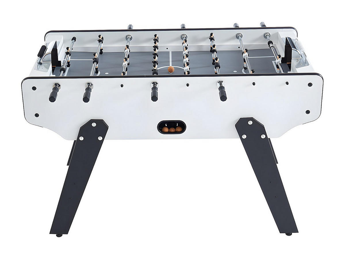 TISCHFUSSBALLTISCH - MDF - 153 x 77,6 x 96 cm - Weiß - SUAREZ - Weiß, Holz (153/77.6cm) - Vente-Unique