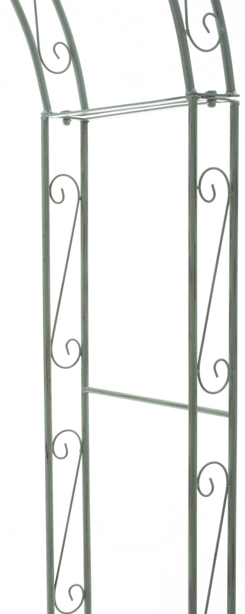 ROSENBOGEN Metall Antik-Grün - Grün, Metall (147/264/37cm) - CLP