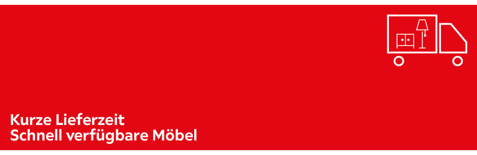 kurze Lieferzeit, schnelle verfügbare Möbel
