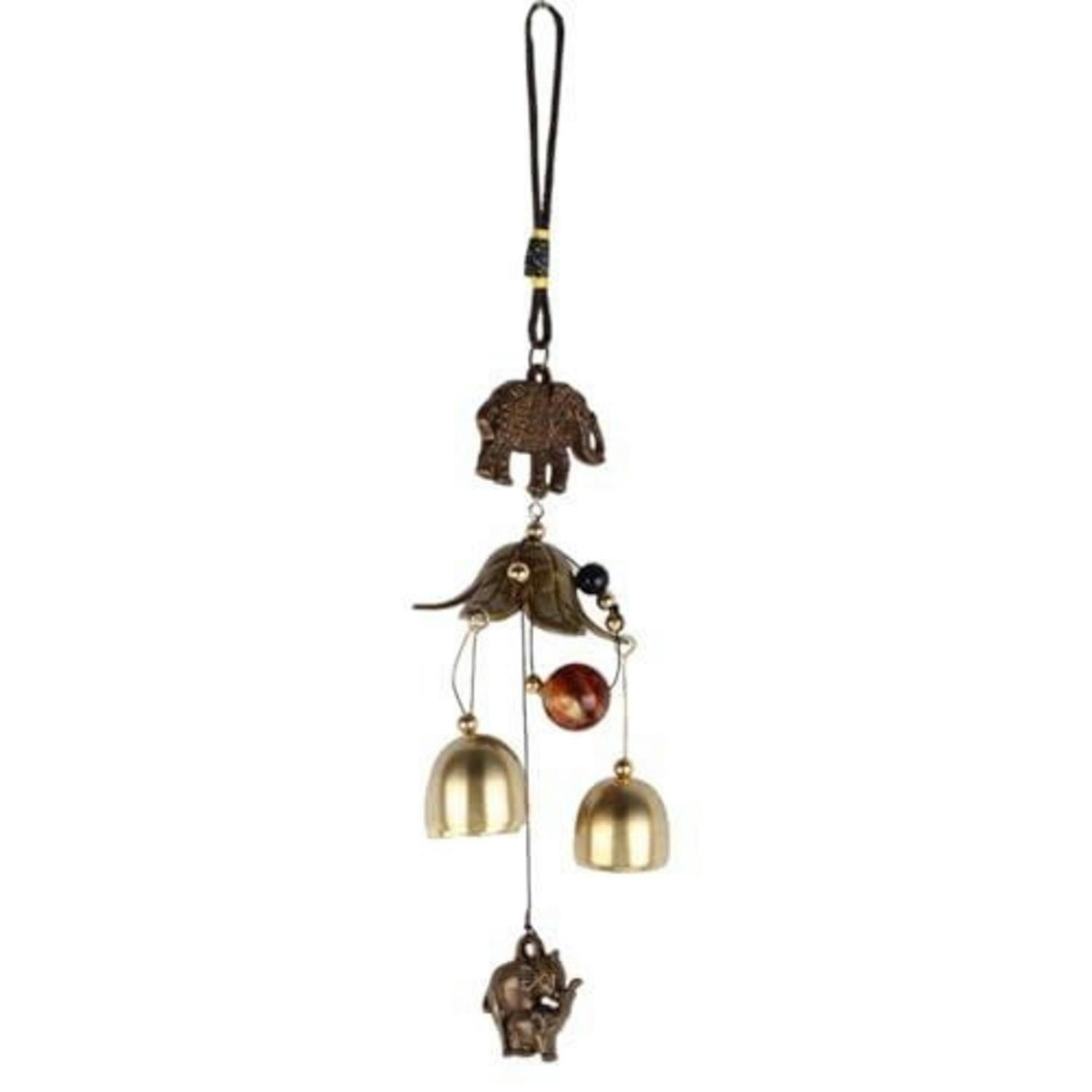 WINDSPIEL Elefant Kupferlegierung - Bronzefarben, Metall (46/3/3cm)