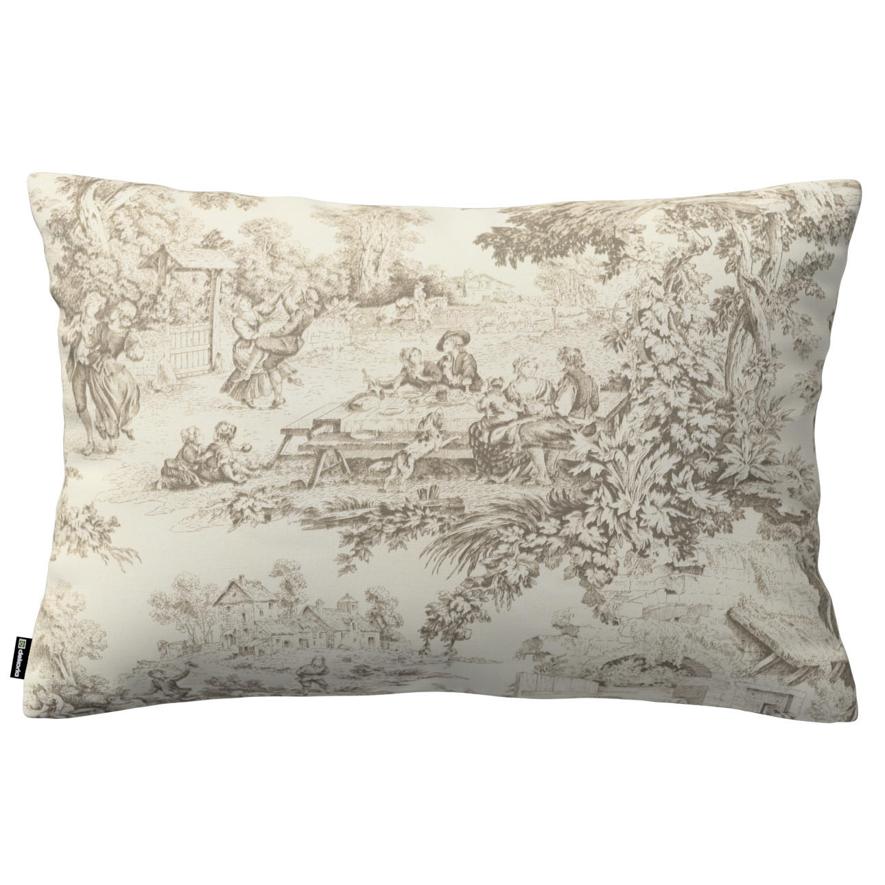 KISSENHÜLLE Avinon beige, 47x28 cm - Beige, Textil (47/28cm) - Dekoria