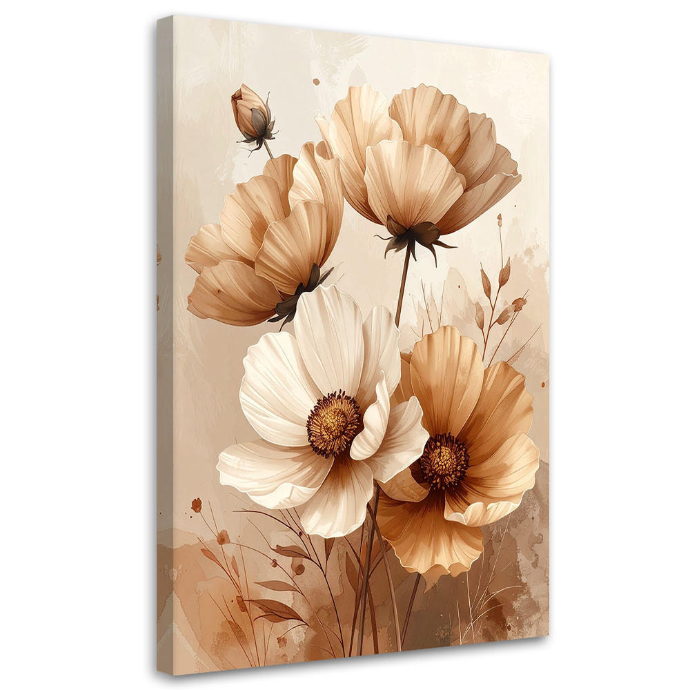Feeby Leinwandbild, Braun 30x45 cm
