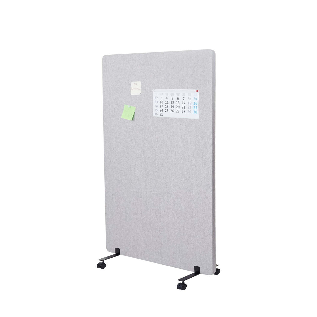 AKUSTIK-TRENNWAND Grau - Grau, Textil (80/127/39cm) - MCW