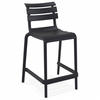 BARHOCKER Schwarz 52x95x55cm - Schwarz, Kunststoff (52/95/55cm) - AlterEgo