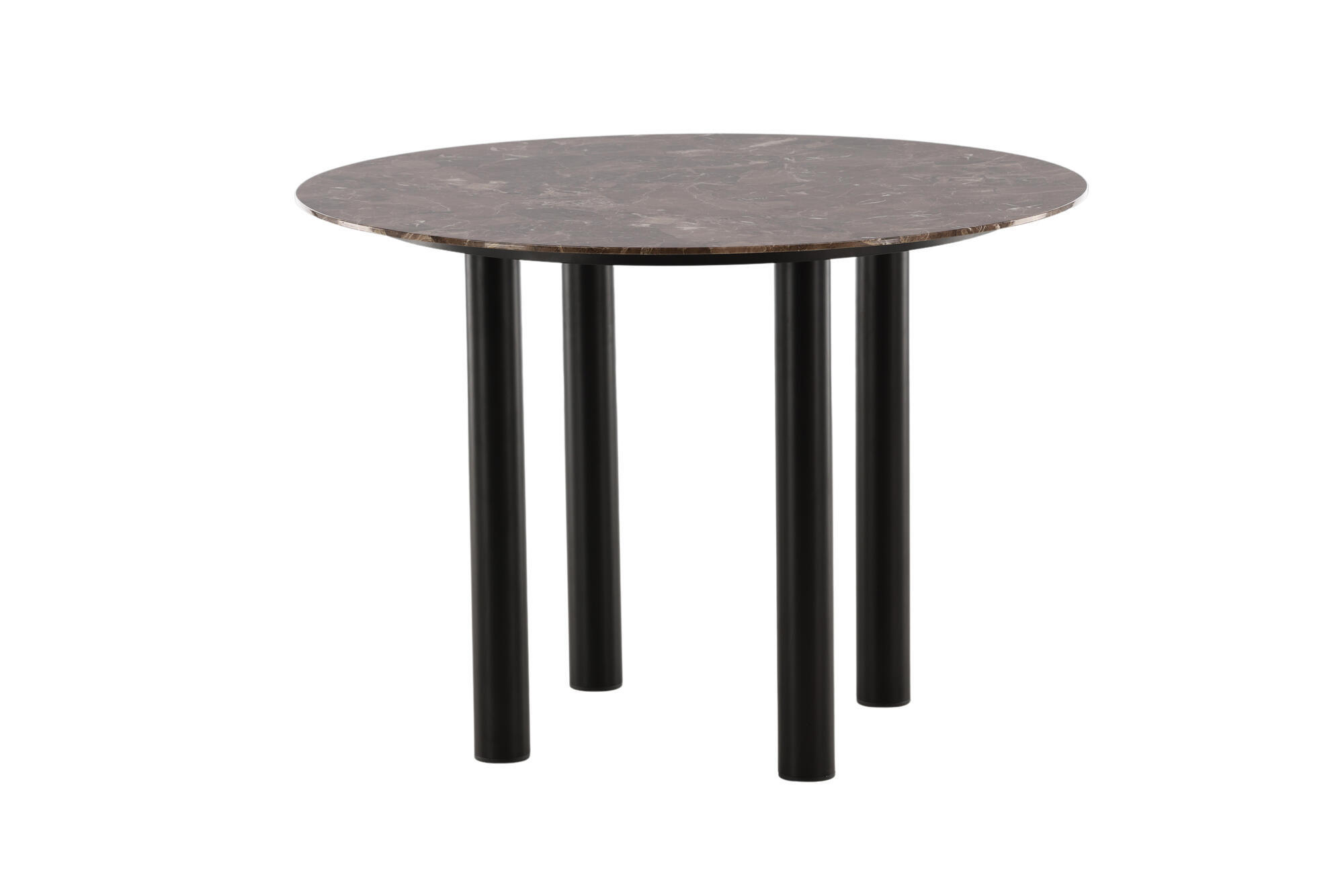 ESSTISCH HAVSTEN Braun 106x106x75 cm - Braun, Metall (106/106/75cm) - FURNLUX