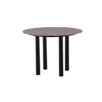 ESSTISCH HAVSTEN Braun 106x106x75 cm - Braun, Metall (106/106/75cm) - FURNLUX