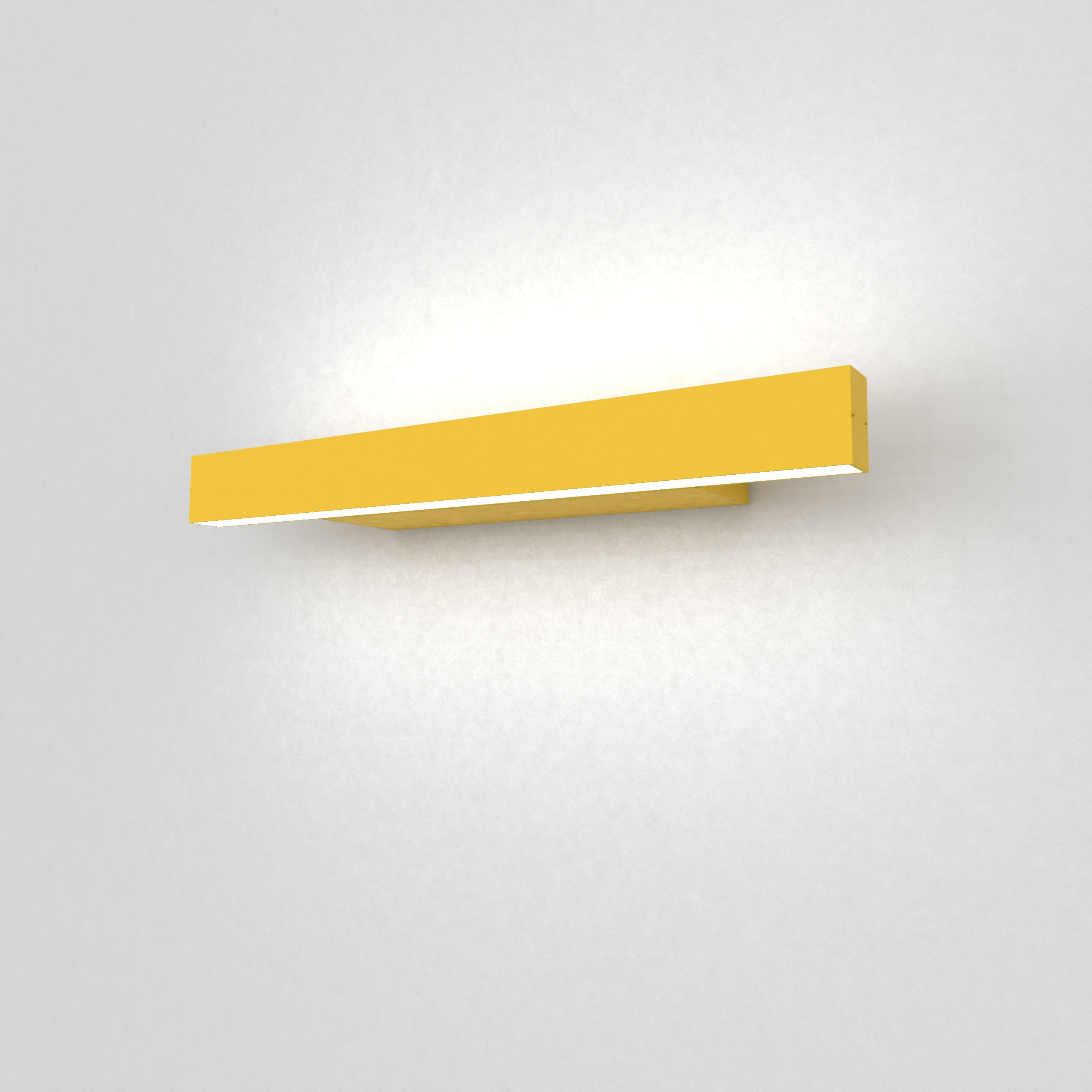 LED-WANDLEUCHTE - Gelb, Metall (30/3.1/7cm) - Lumicom