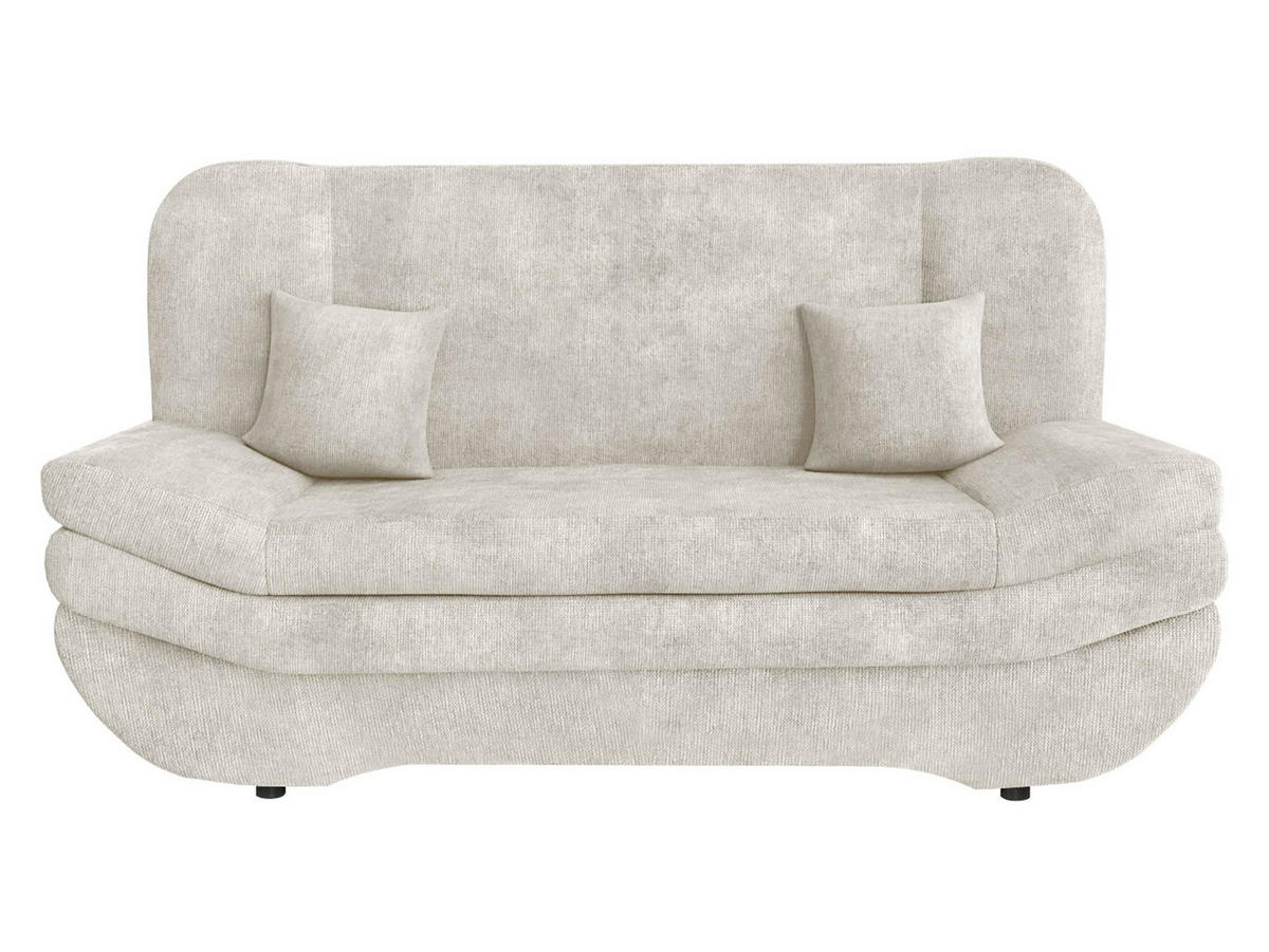 SCHLAFSOFA Weronika - Ecru/Schwarz, Holz/Kunststoff (200/95/90cm) - MIRJAN24