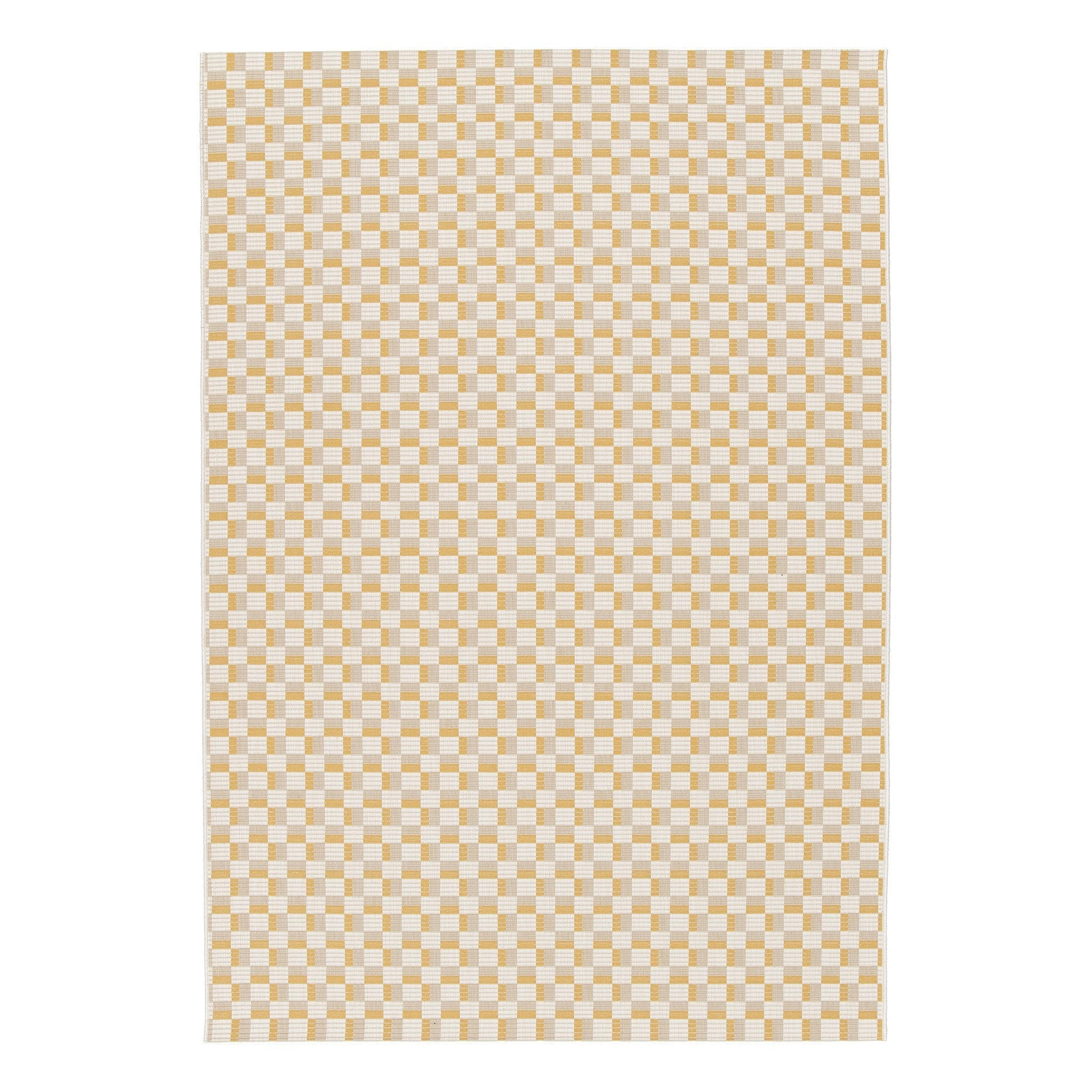 DESIGN Teppich für Innen und Außen gelb - Gelb, Textil (160/230cm) - AFK Living