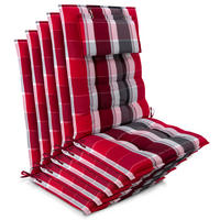 HOCHLEHNER Sun-HL 119x50x8cm Rot-Gestreift (5tlg) - Rot, Textil (50/120cm) - Beautissu 