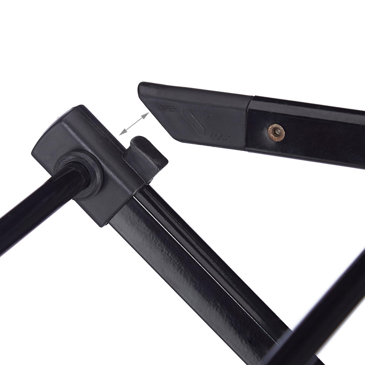 STOJAN na prádlo - čierna, kov/plast (74/105/37cm) - Relaxdays