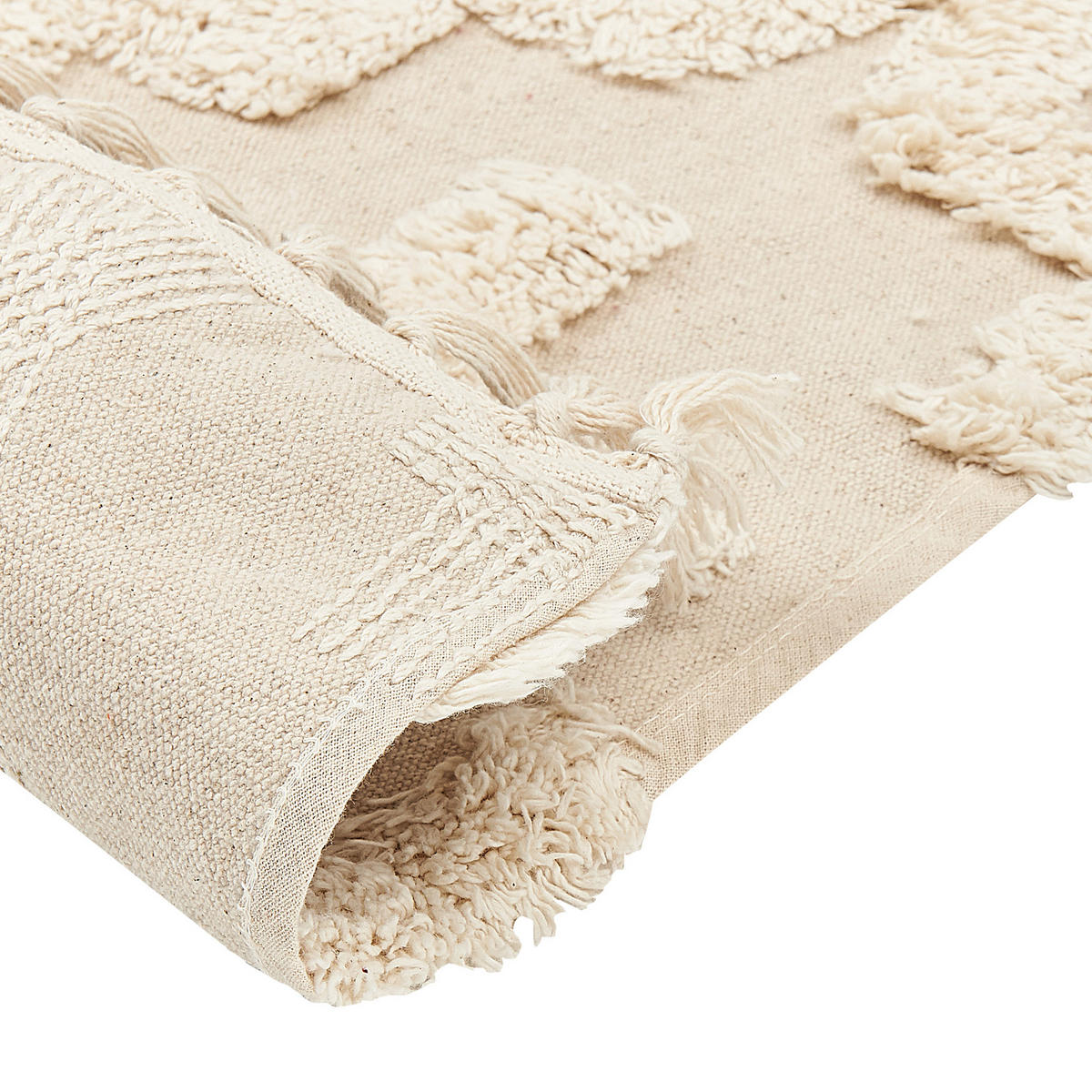 KURZFLOR-TEPPICH Itanagar 150/80 cm - Beige, Textil (80/150cm) - Beliani