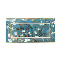 KÜNSTLERSCHALE Vincent van Gogh - Mandelbaum blau, New Bone China, Bunt, 24 x 12 cm - Multicolor, Keramik (2cm) - Goebel
