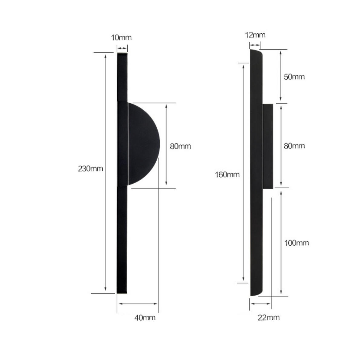 MÖBELGRIFF Schwarz 2er-Set 160 mm - Schwarz, Metall (4/2.2/23cm)