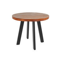 ESSTISCH SOPHIA - Schwarz/Braun, Holz/Metall (140/140/78cm) - SAM