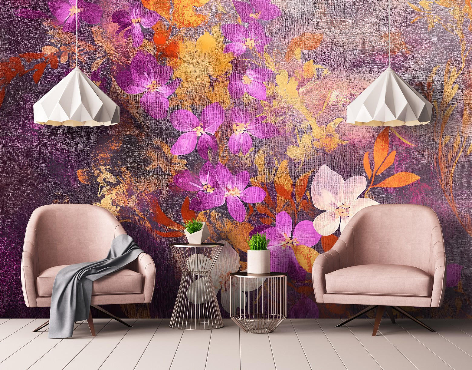 FOTOTAPETE Blumen Rosen Schlafzimmer Vlies Tapete 300x210 - Multicolor, Papier (300/210cm) - Wallarena
