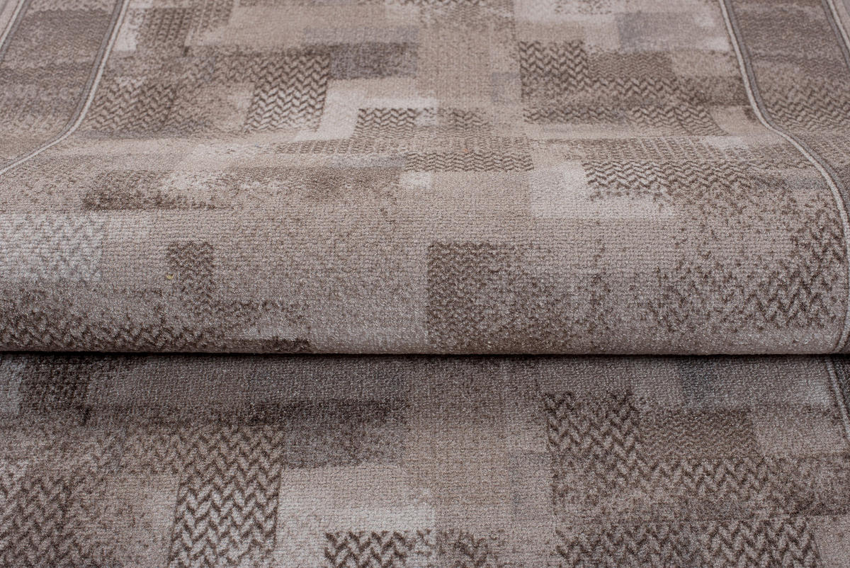 TEPPICHLÄUFER Anti-Rutsch Beige rutschfest Gummiunterlage 67/900 cm - Beige, Textil (67/900cm) - Tapiso