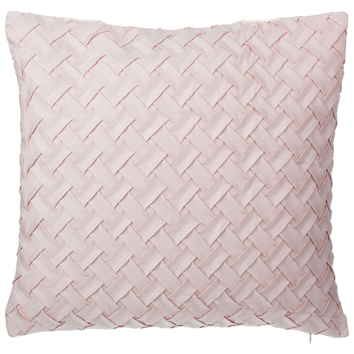 DEKOKISSEN 2er-Set Pastellrosa 45/45 cm Tithonia - Pink, Textil (45/45cm) - Beliani