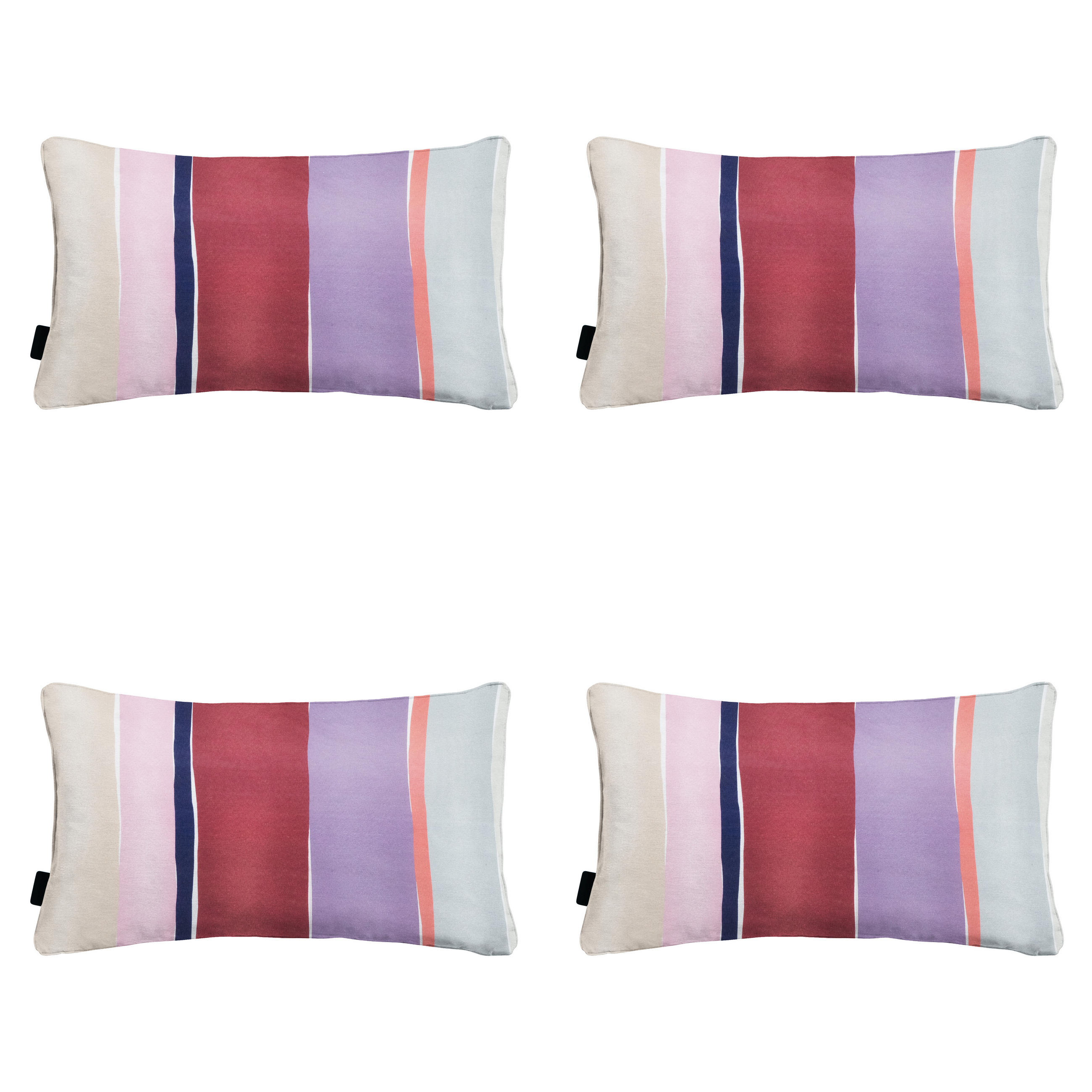 DEKORATIONSKISSEN Nox - Mehrfarbig - 30/50/10 cm - 4er-Set - Multicolor, Textil (50/30cm) - Madison