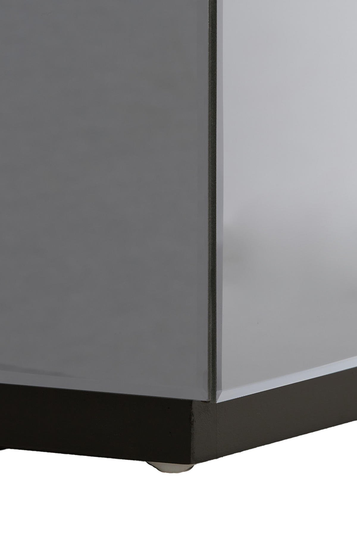 BLUMENSÄULE Daxton Grau 30/30/80 cm - Grau, Glas (30/30/80cm) - Light & Living