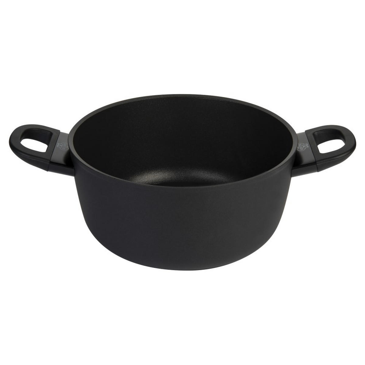 TOPF Schwarz 37/25/18 cm 750029210 - Schwarz, Metall (37cm) - Ballarini