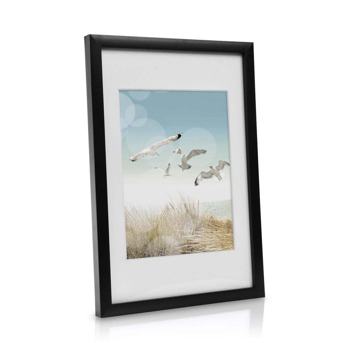 BILDERRAHMEN Ocean MDF Schwarz (12tlg) - Schwarz, Holzwerkstoff (24/21/24cm) - BoMoe