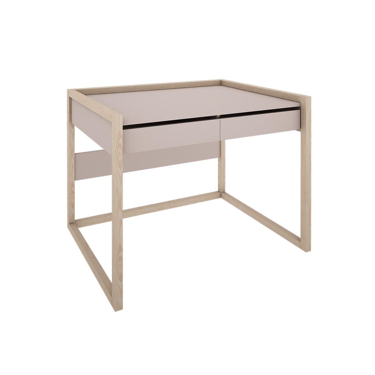 PSACÍ STŮL Romy Béžová - béžová, kompozitní dřevo (73.5/107/78.5cm) - Petits-meubles