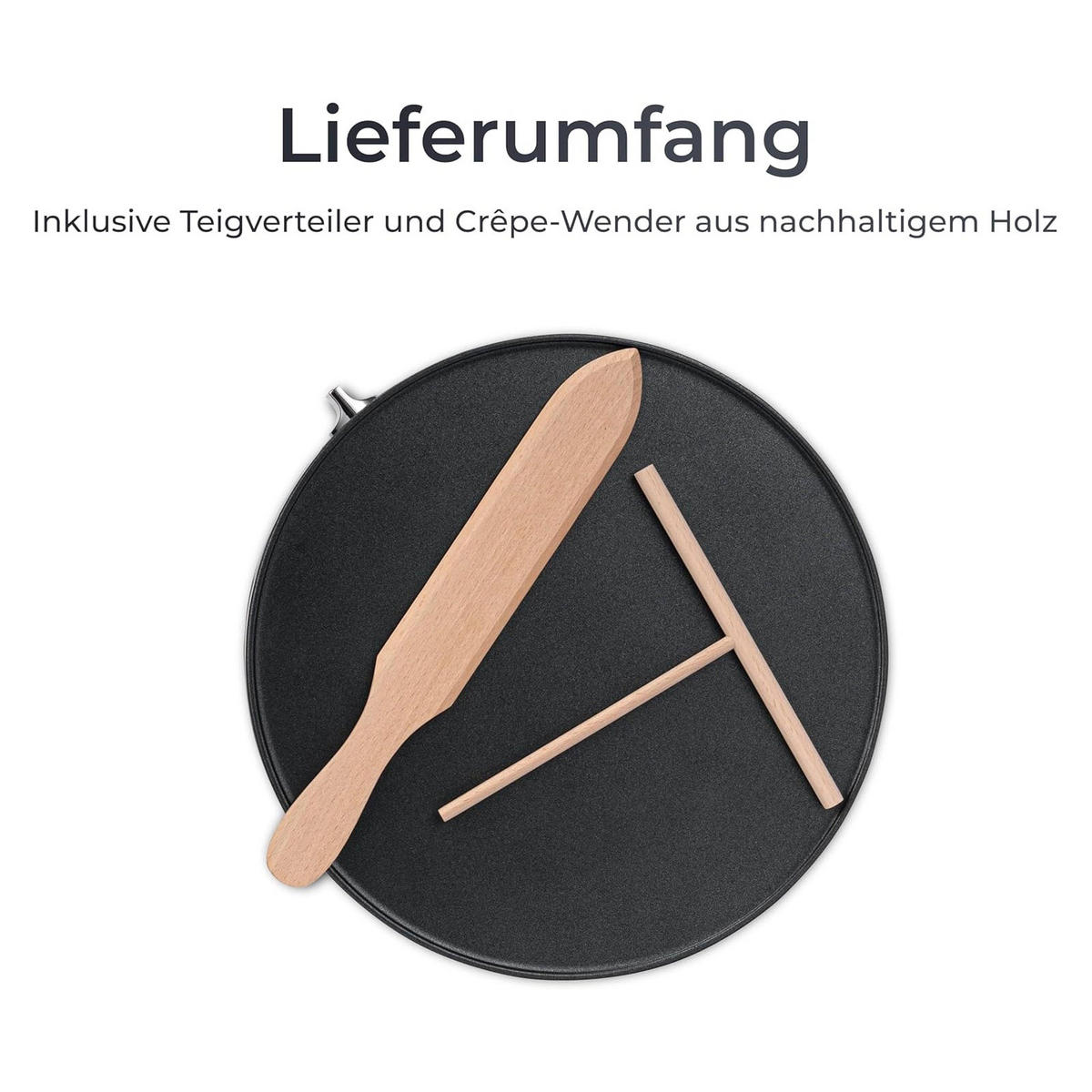 CREPE MAKER Elektrisch Edelstahl - Edelstahlfarben, Metall (30/30/7.1cm) - KLAMER
