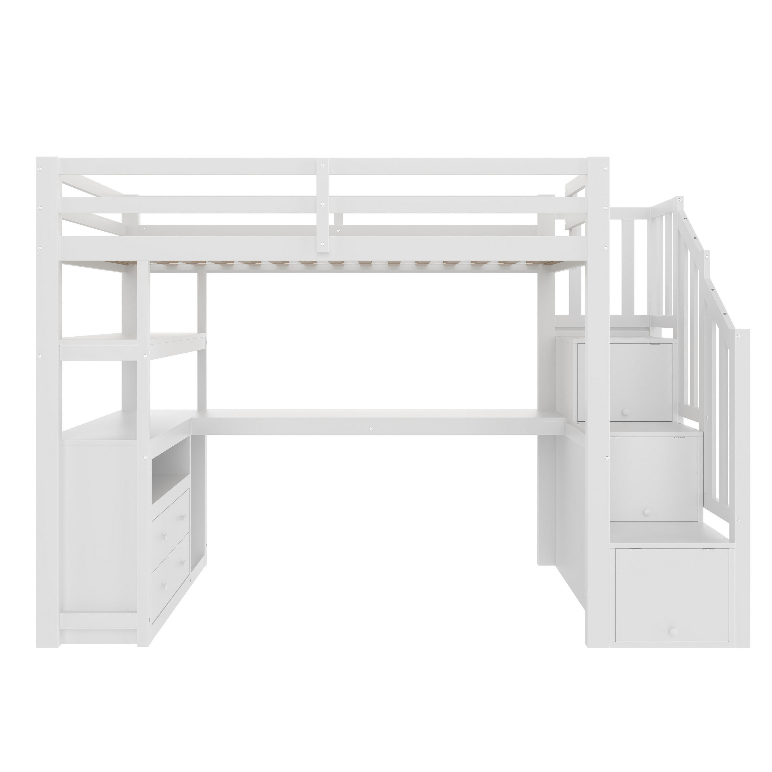 HOCHBETT 90/200 cm Weiß - Weiß, Holz - Raumix
