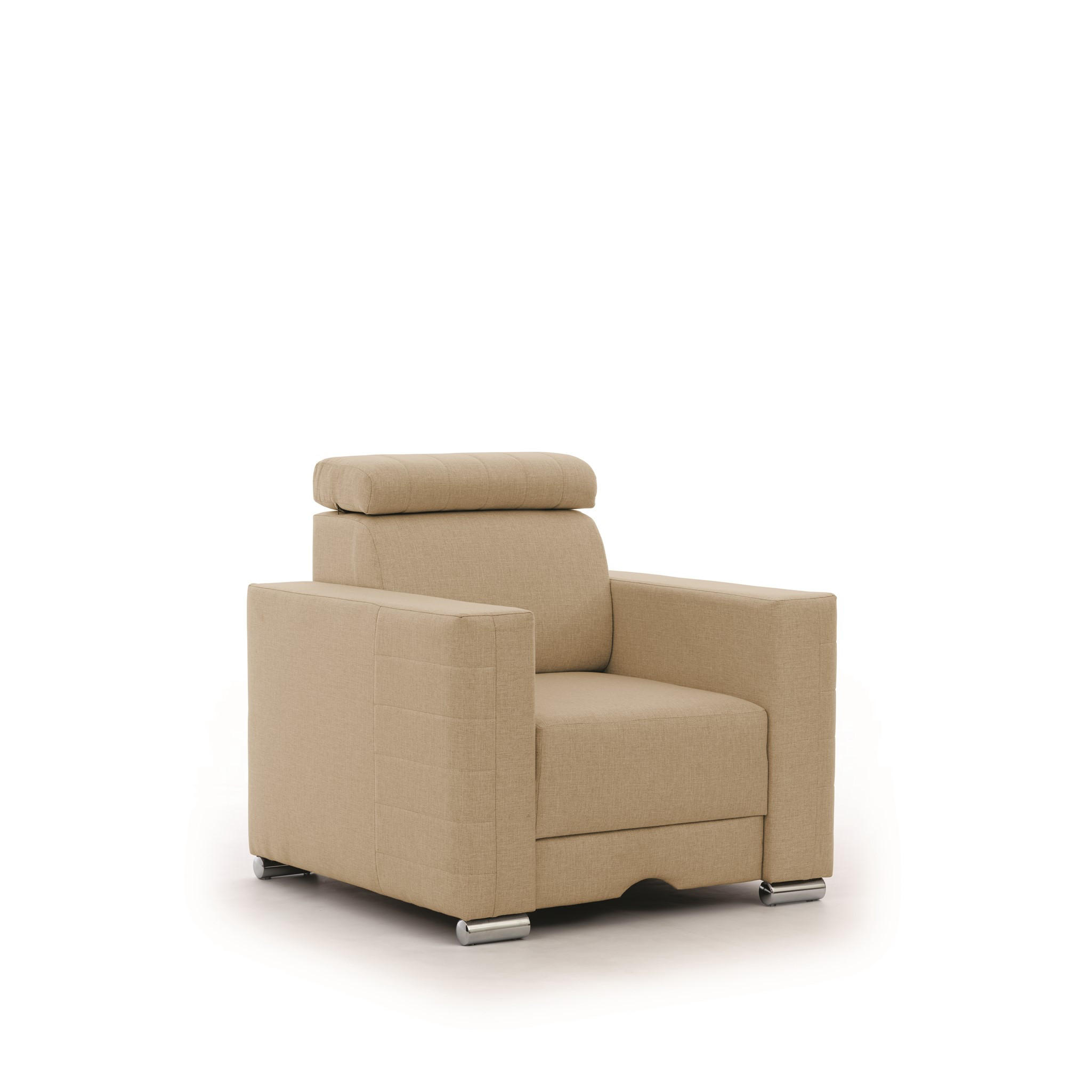 SESSEL Canton In Liverpool - Beige, Holzwerkstoff/Textil (94/92/93cm) - Fun Möbel