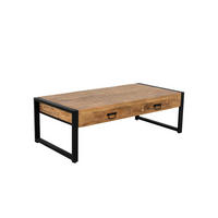 COUCHTISCH Britt Mangoholz 140 cm / 70 cm Natur - Naturfarben, Holz (70/140/45cm)