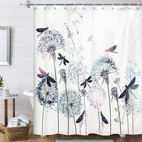 DUSCHVORHANG Boho wasserdicht schimmelresistent mit Haken ohne Bohren Badezimmer - Multicolor, Textil (200/180cm) - MCBOSON