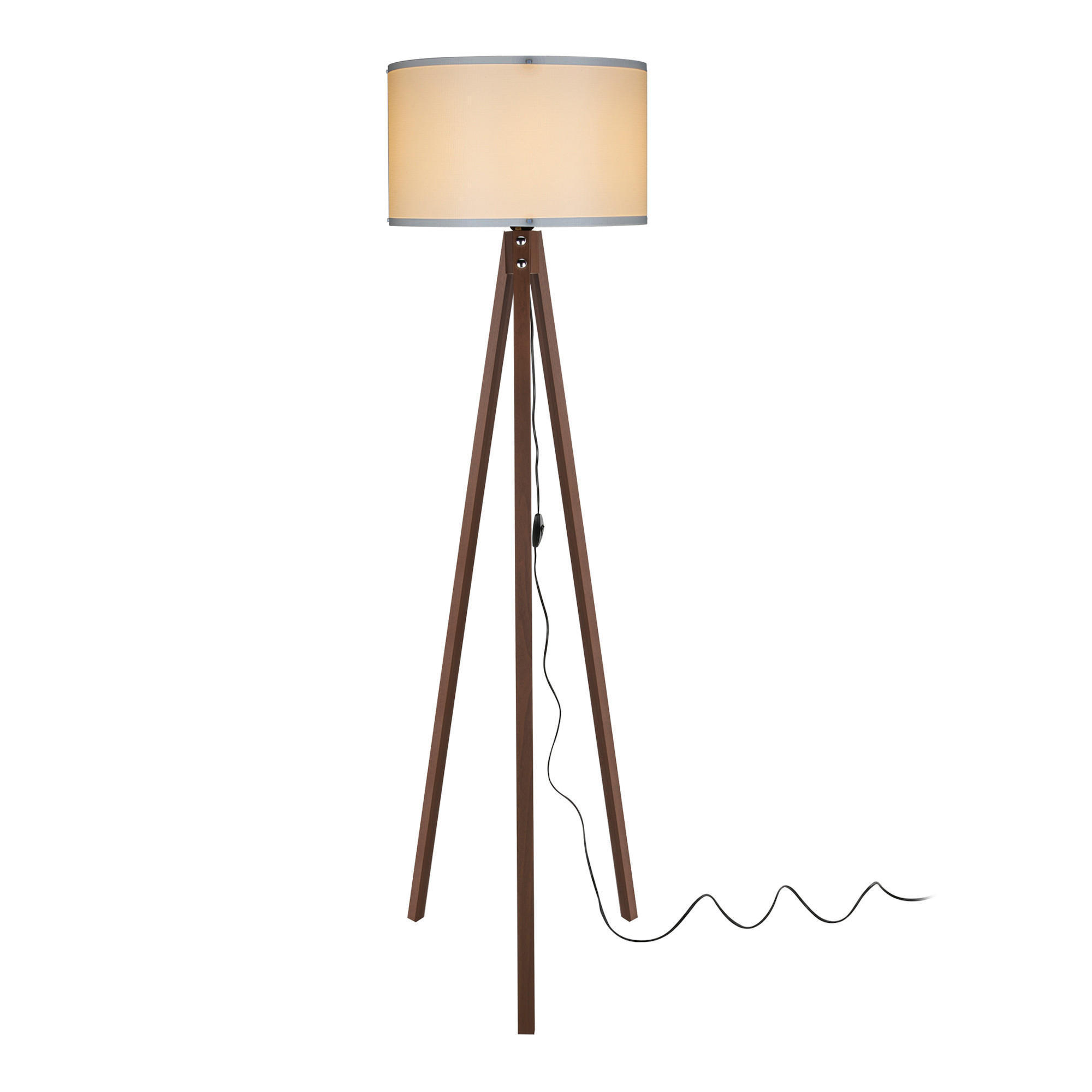 STEHLEUCHTE Guildford - Creme, Textil (37/37/136cm) - lux.pro
