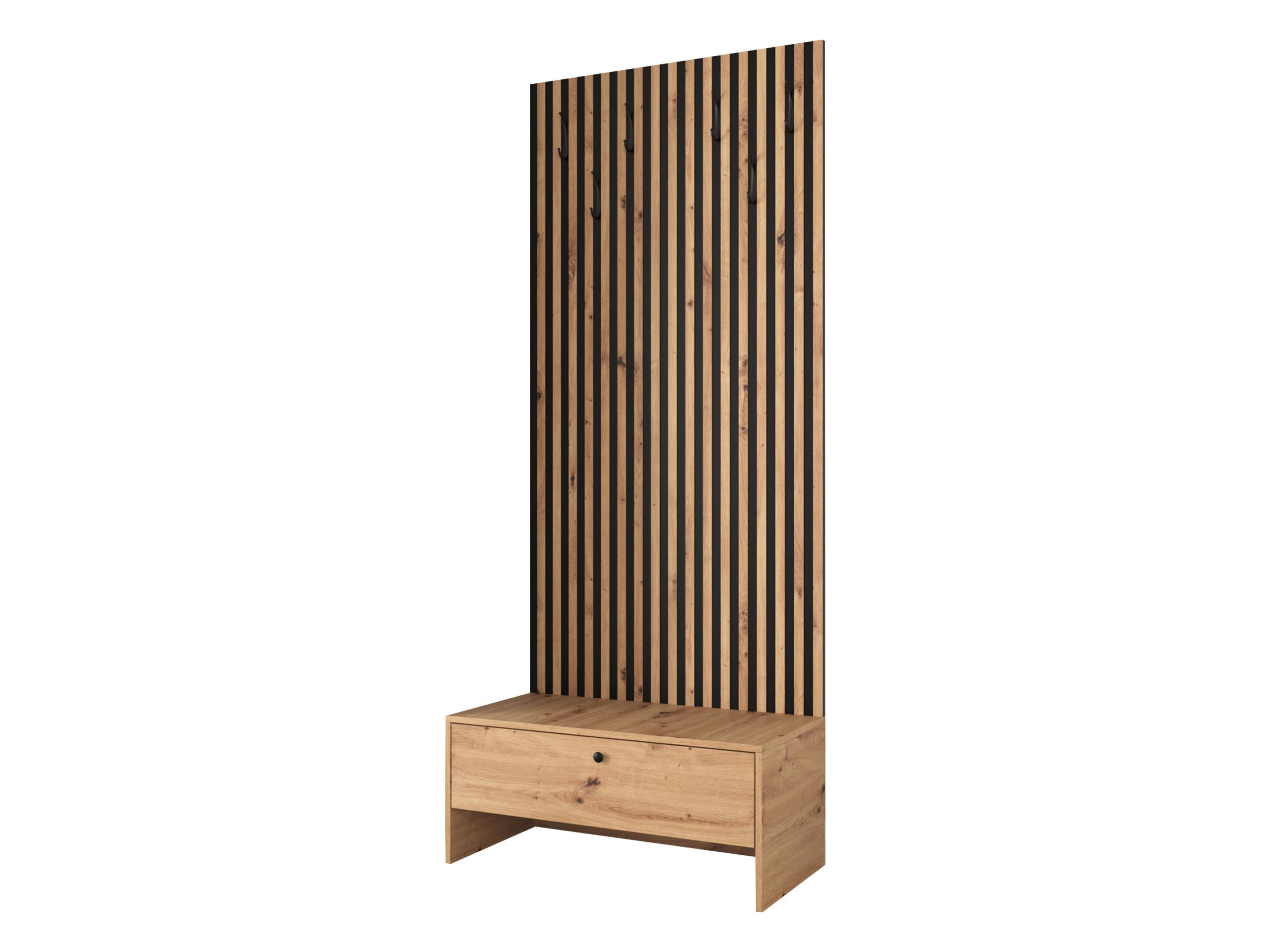 Mirjan24 Garderobe Braun 85x206x44 cm