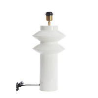 LAMPENFUSS Petch Weiß 22/22/40 cm - Weiß, Metall (22/22/40cm) - Light & Living