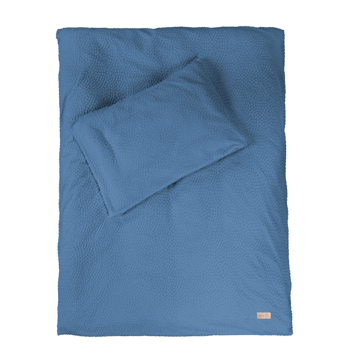 BABYBETTWÄSCHE 100x135 cm Seashells indigo - Blau, Textil (100/135cm) - Roba
