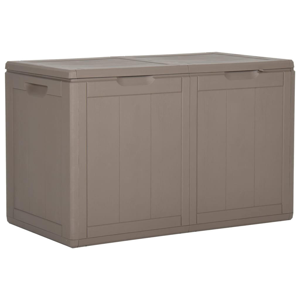 furnicato Garten-Aufbewahrungsbox Braun 80.5x51x44.5 cm