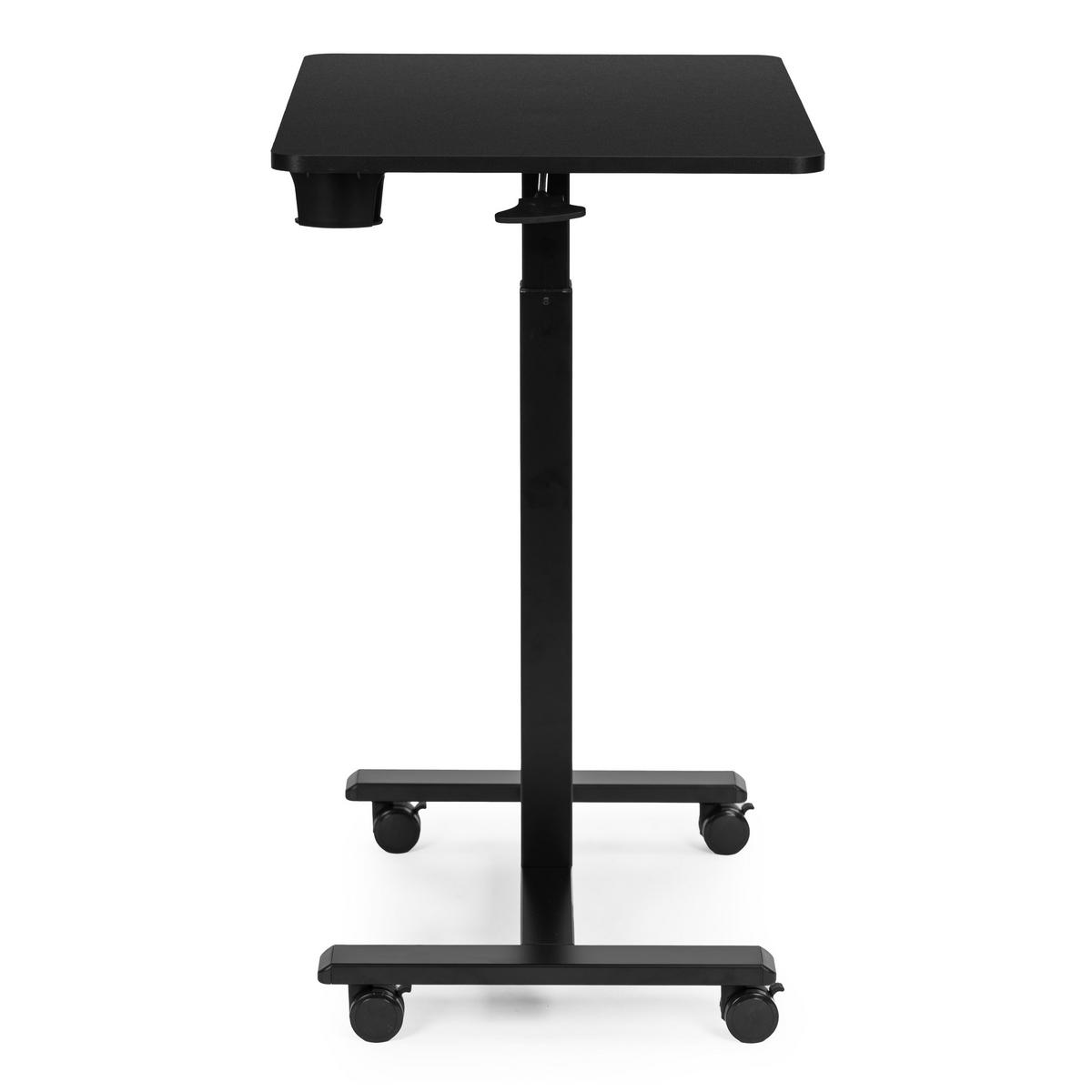 SCHREIBTISCH MILO Schwarz - Schwarz, Holzwerkstoff (48/70/71.5cm) - Mat-Haus