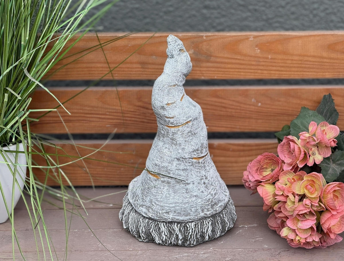 STEINFIGUR Wichtel Willy 27 cm frostfest Steinguss - Grau, Stein (15/23/15cm) - stoneandstyle