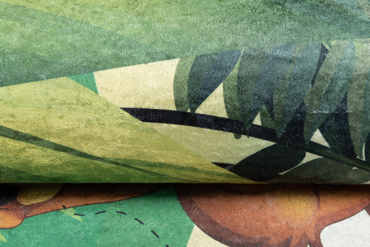 TEPPICH EMMA Grün 140/200 cm - Grün, Kunststoff (140/200cm) - Tapiso