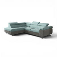 ECKSOFA Jade Mit Schlaffunktion - Grün, Holzwerkstoff/Textil (202/275cm) - Fun Möbel