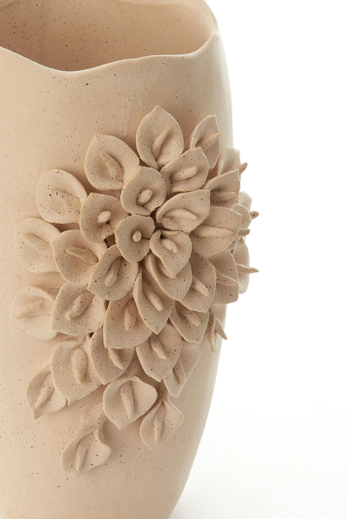 VASE Amiata Weiß 23/19/35,5 cm - Weiß, Keramik (35.5cm) - Light & Living
