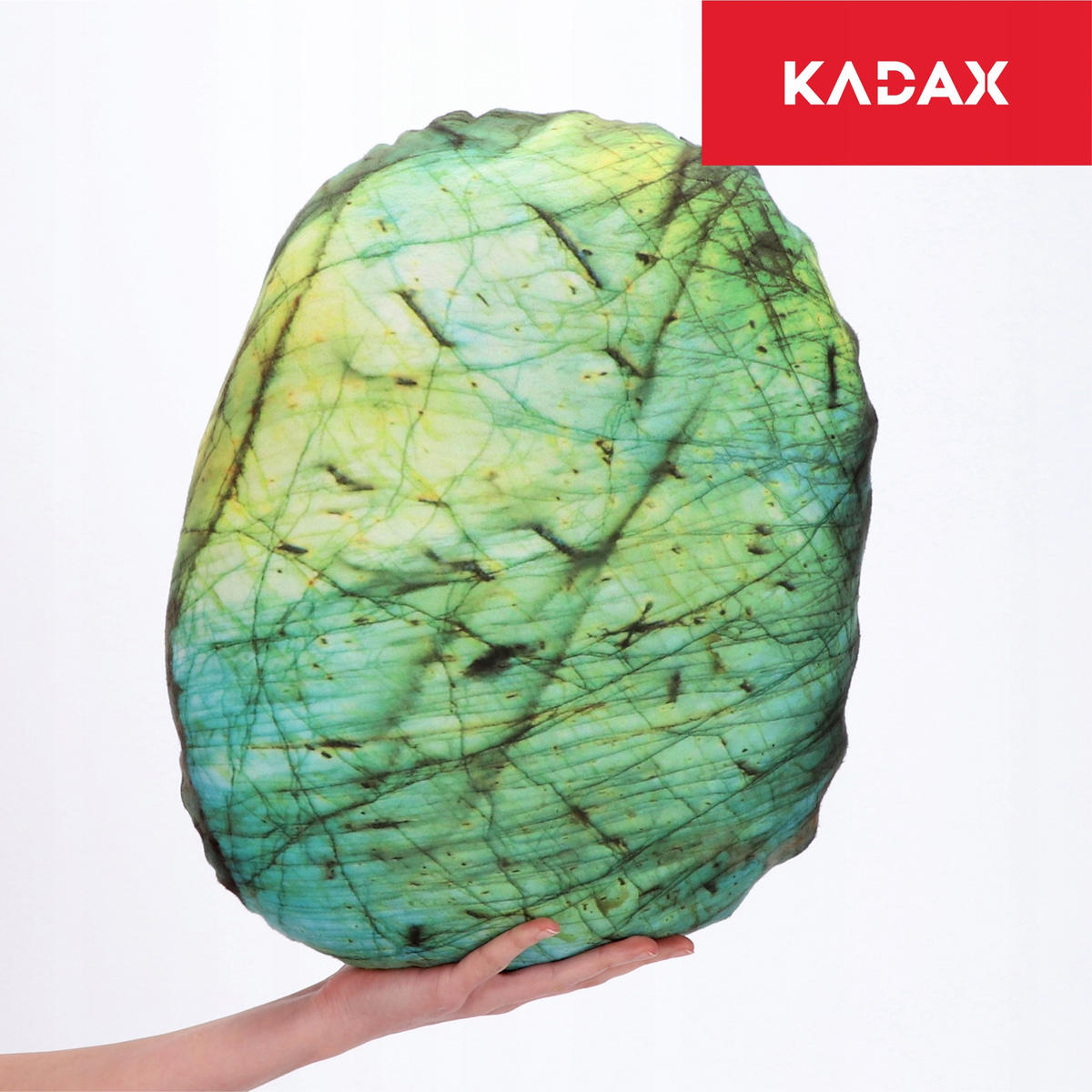 DEKOKISSEN, 33 x 41 cm - Grün, Textil (33/41cm) - KADAX