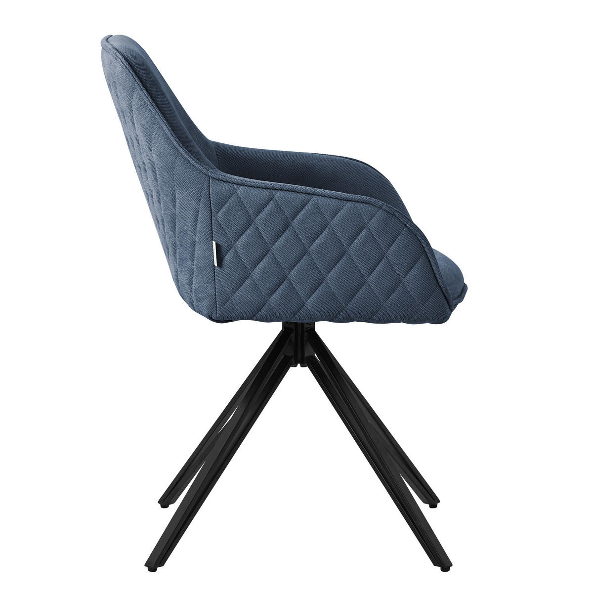 ESSZIMMERSTUHL 6er Set blau - Blau, Textil (61/84.5/57cm) - ML-DESIGN