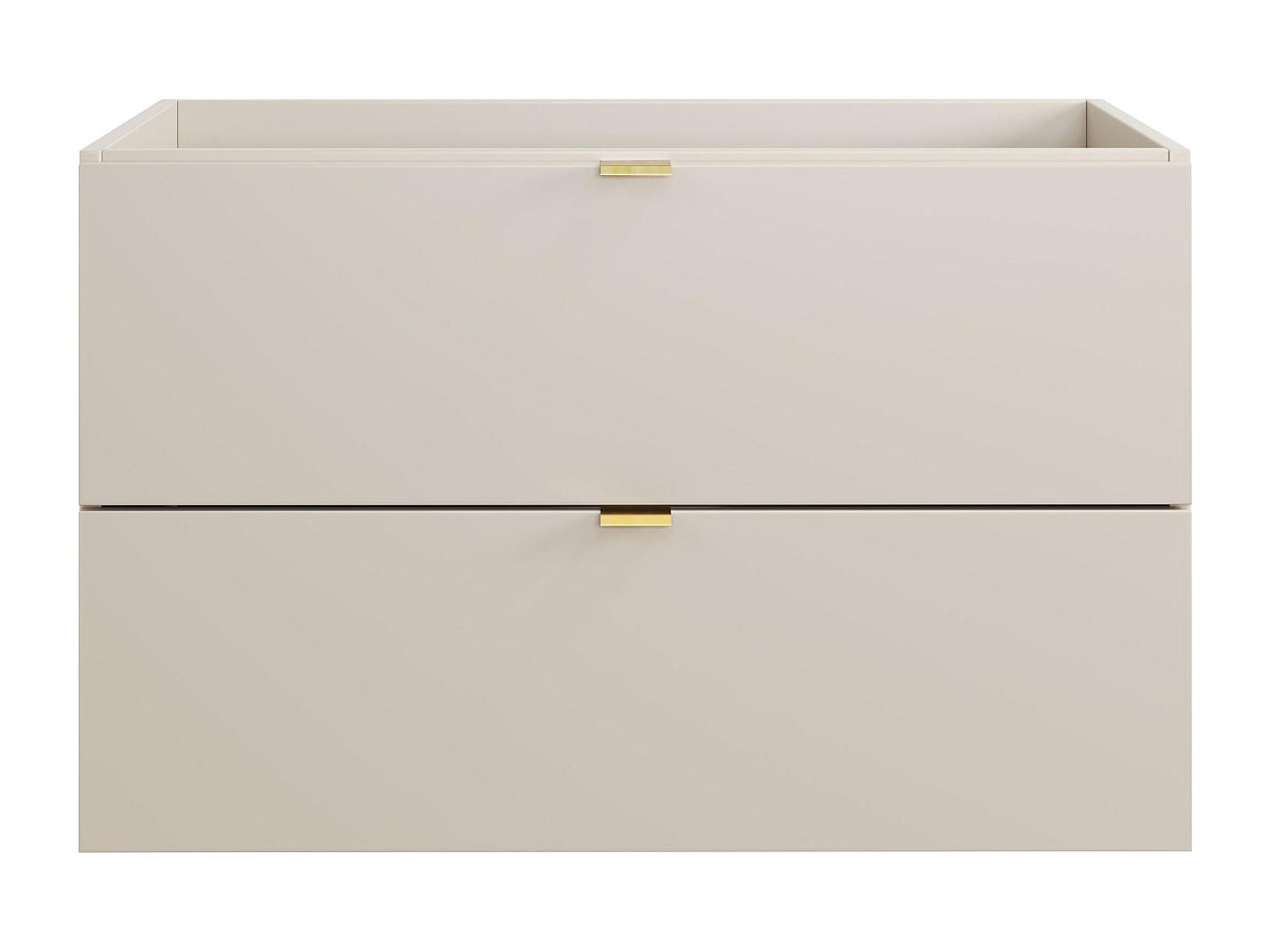 WASCHBECKENUNTERSCHRANK - 80 cm x 46 cm - holz - beige Lavena - Beige, Holz (80/50/46cm) - Vente-Unique