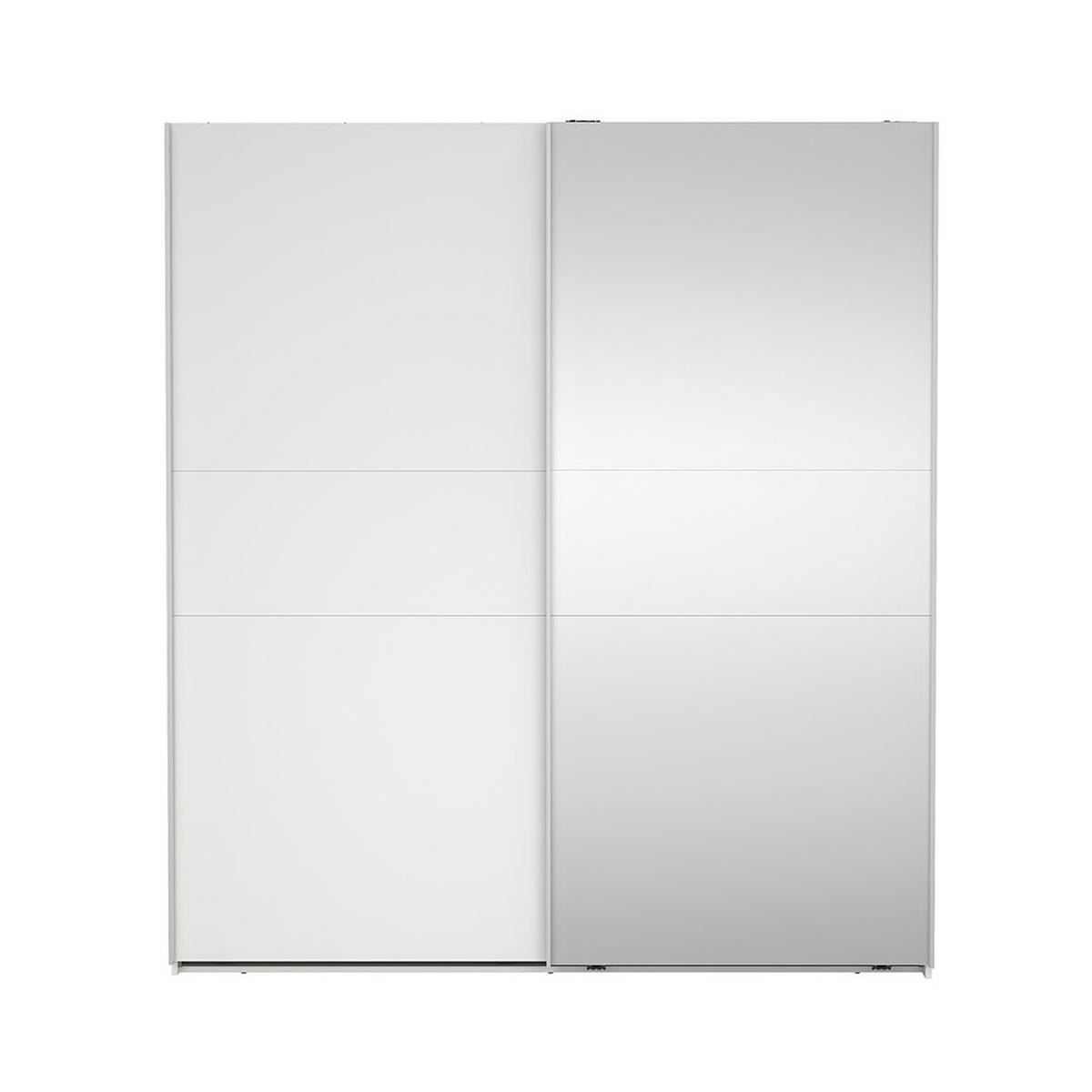 SCHIEBETÜRENSCHRANK, Como, Weiß, Holzwerkstoff, 179 x 67 x 201 cm - Weiß, Holzwerkstoff (179/201/67cm) - ebuy24