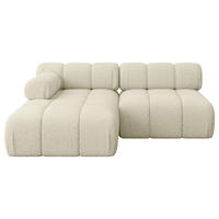 ECKSOFA modulares Sofa Razon-L1 - 190x160x70 cm Beige Bouclé - Beige, Holzwerkstoff/Textil (190/160cm) - ALTDECOR