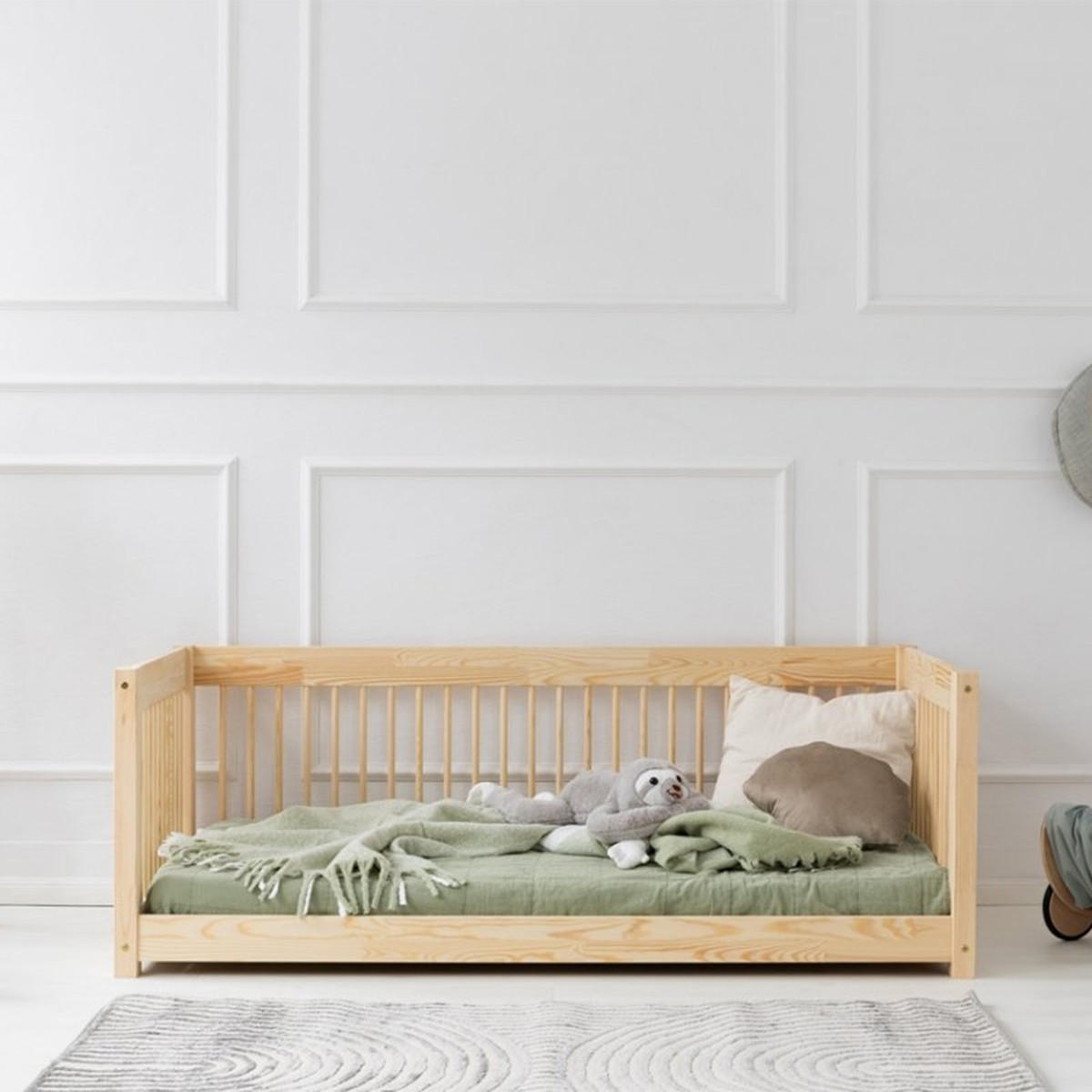 POSTEL 90/190 Perrine Přírodní dřevo - hnědá, dřevo (90/190cm) - Petits-meubles