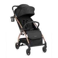 BUGGY Joy schwarz bis 22 kg, Rückenlehne verstellbar, faltbar - Schwarz, Metall (68/46/105cm) - Kikka boo